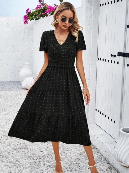 Herbstkleid mit lockerer Passform – Nadezhda