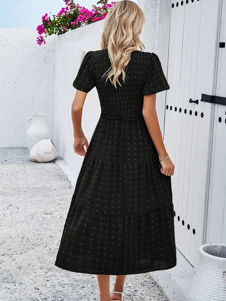 Herbstkleid mit lockerer Passform – Nadezhda