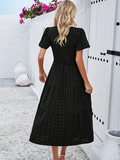 Herbstkleid mit lockerer Passform – Nadezhda