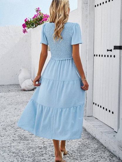 Herbstkleid mit lockerer Passform – Nadezhda