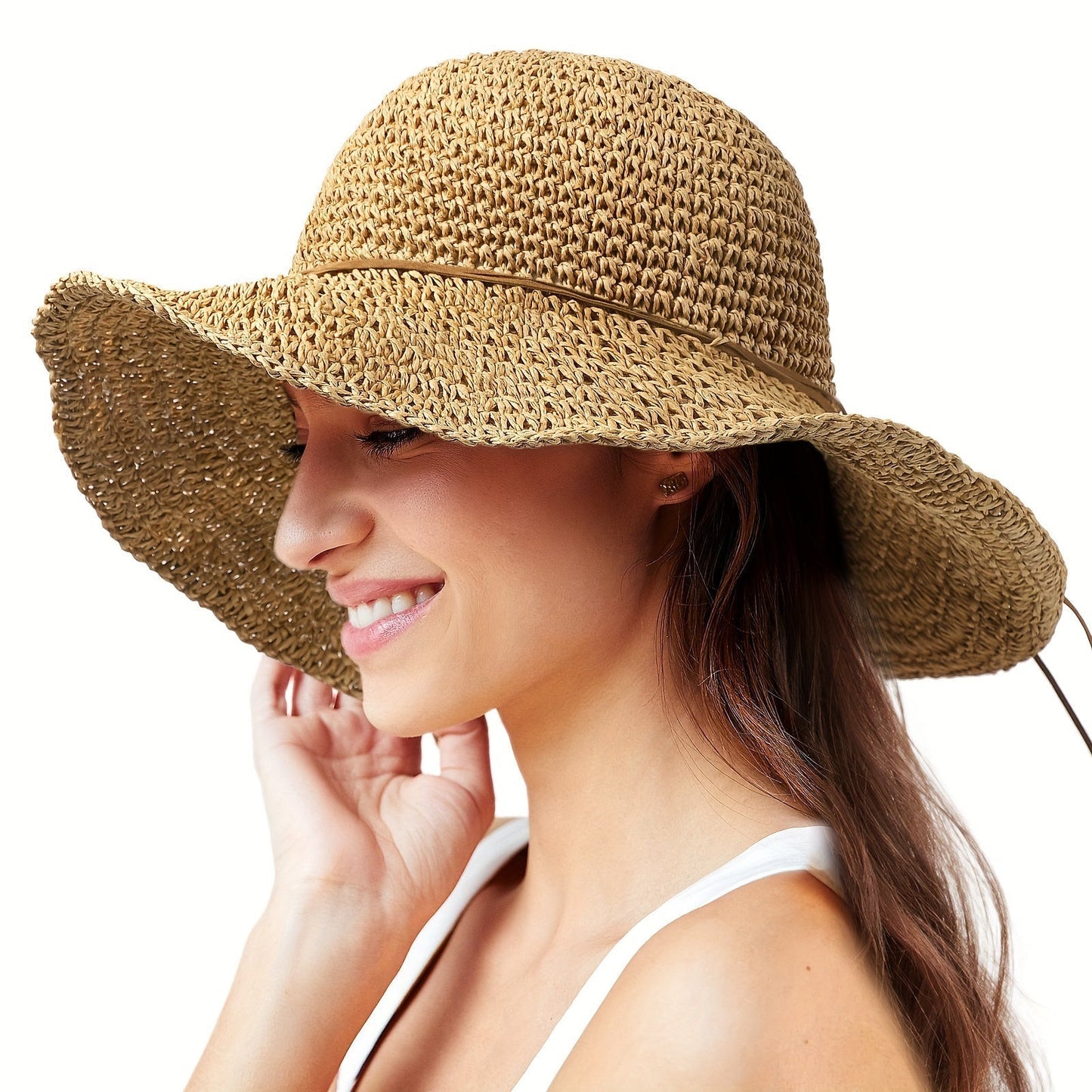 Gehäkelte Boho-Sonnenhüte für Sommerreisen – Elouan