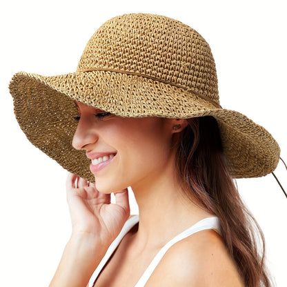 Gehäkelte Boho-Sonnenhüte für Sommerreisen – Elouan
