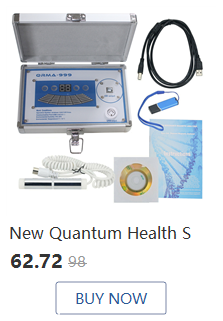 Quantendiagnosegerät mit Zubehör, blauer Koffer, USB-Kabel, CD, Gesundheitsanalyse, günstig.