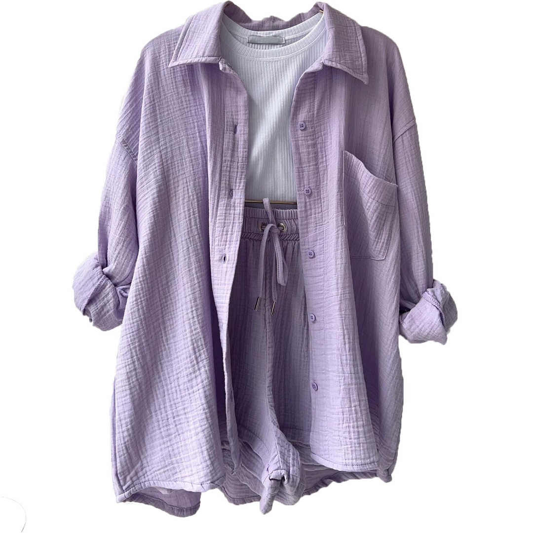 Trendige Baumwoll-Sommerhose für Damen – Faylin