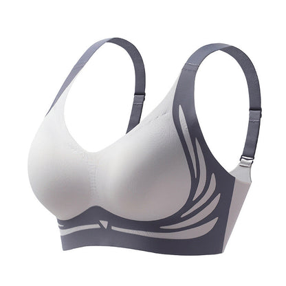 Push-up BH| Lifting-Effekt | Drahtlos | Atmungsaktiv | Verstellbar-Blau-M(BC)（45-55KG)-Luzern Mode