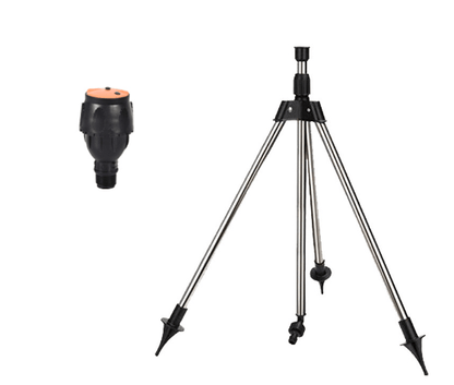 Stativ mit verstellbaren Beinen und schwarzem Kopf, ideal für Fotografie und Videoaufnahmen.