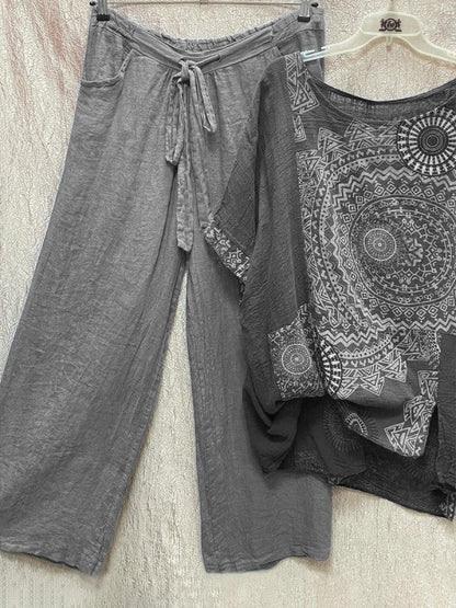 Luftiges zweiteiliges Damen-Sommeroutfit - Yara