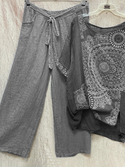 Luftiges zweiteiliges Damen-Sommeroutfit - Yara