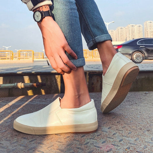 Herren-Slip-on-Ledersneaker – Jonas