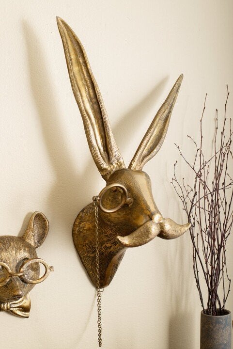 Verspielte Tierkopf Wanddekoration - WallCritters