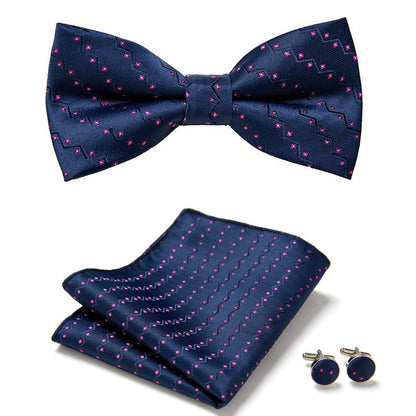 Fliegen-Set mit Blumenmuster – StitchMode (1+1 GRATIS)