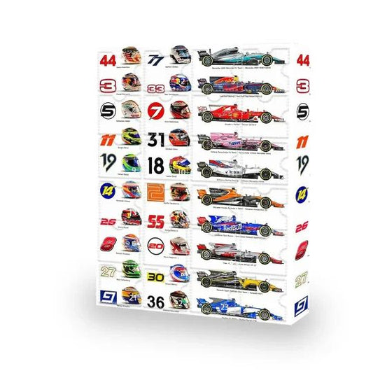 Formel-1-Adventskalender mit Sammlerstücken – Für echte Rennsportfans