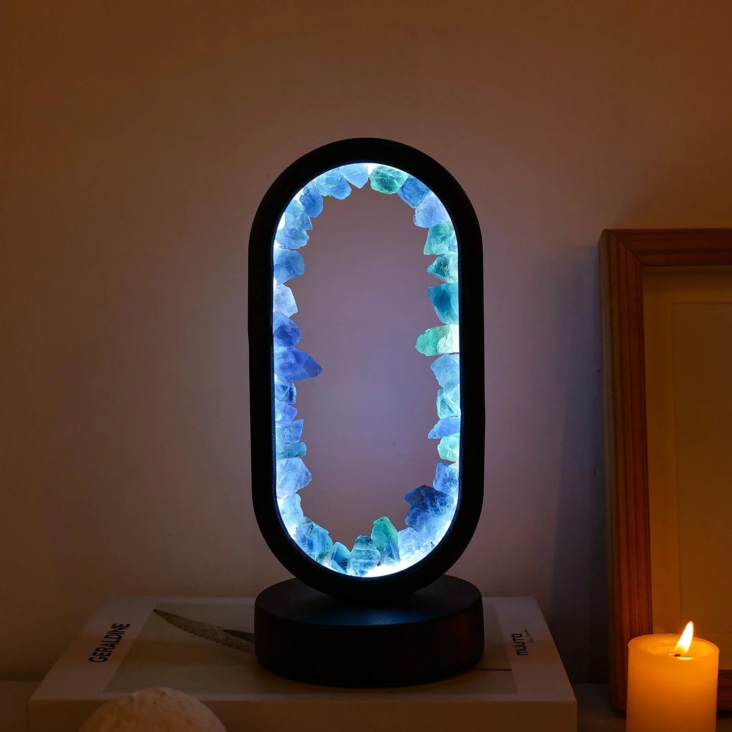 Handgemachte Amethystlampe - Serenith