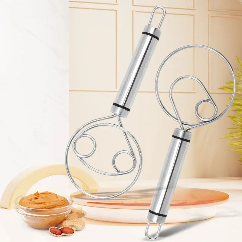 Edelstahl-Teigschneider Set, silber, ideal für Backen und Kochen, langlebig und rostfrei.