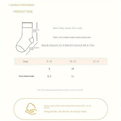 Winterliche Antirutsch Babysocken – Mila | Mit süßem Bärenmotiv und warmem Futter
