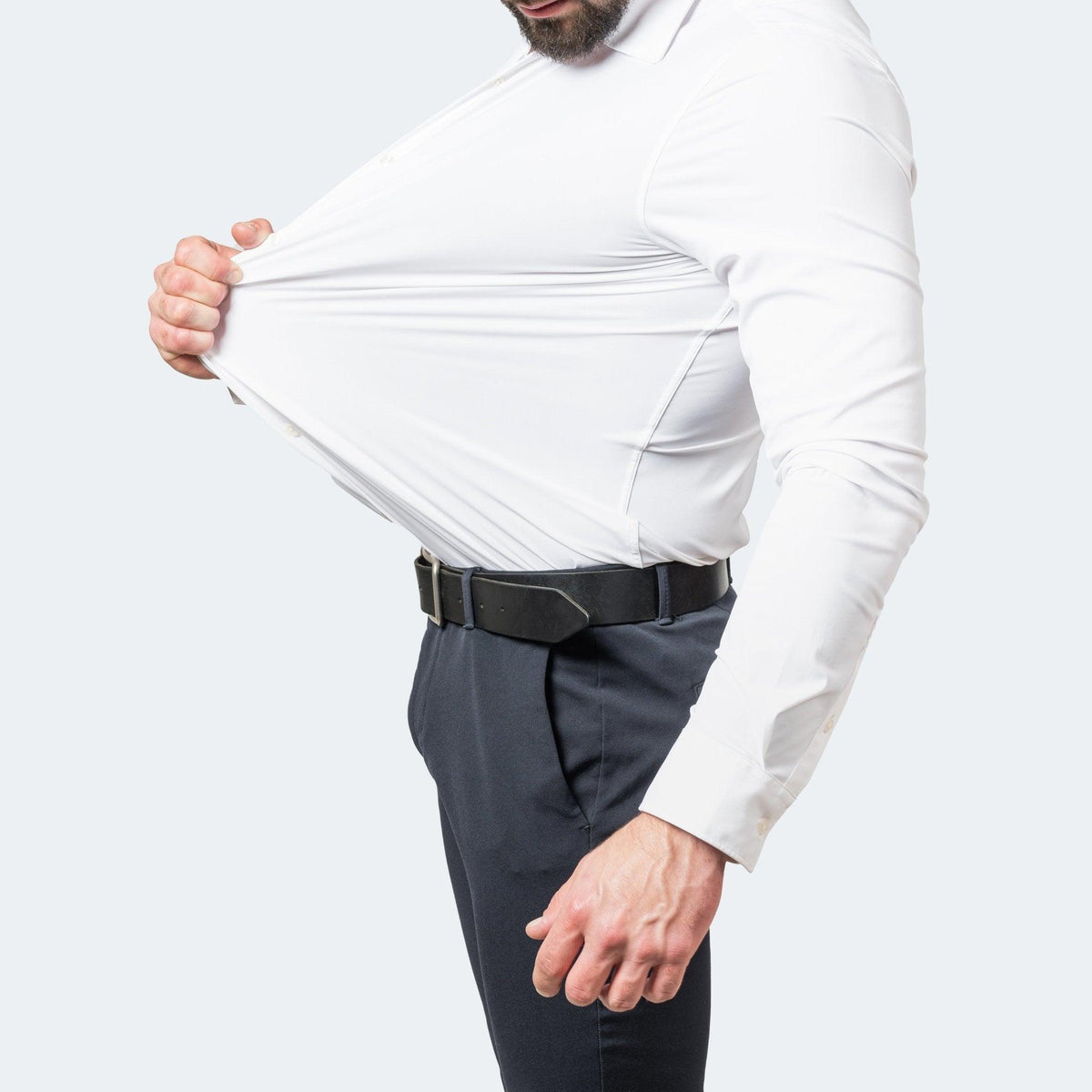 Men's Stretch Dress Shirt, No-Iron, for Work and Casual Wear 3