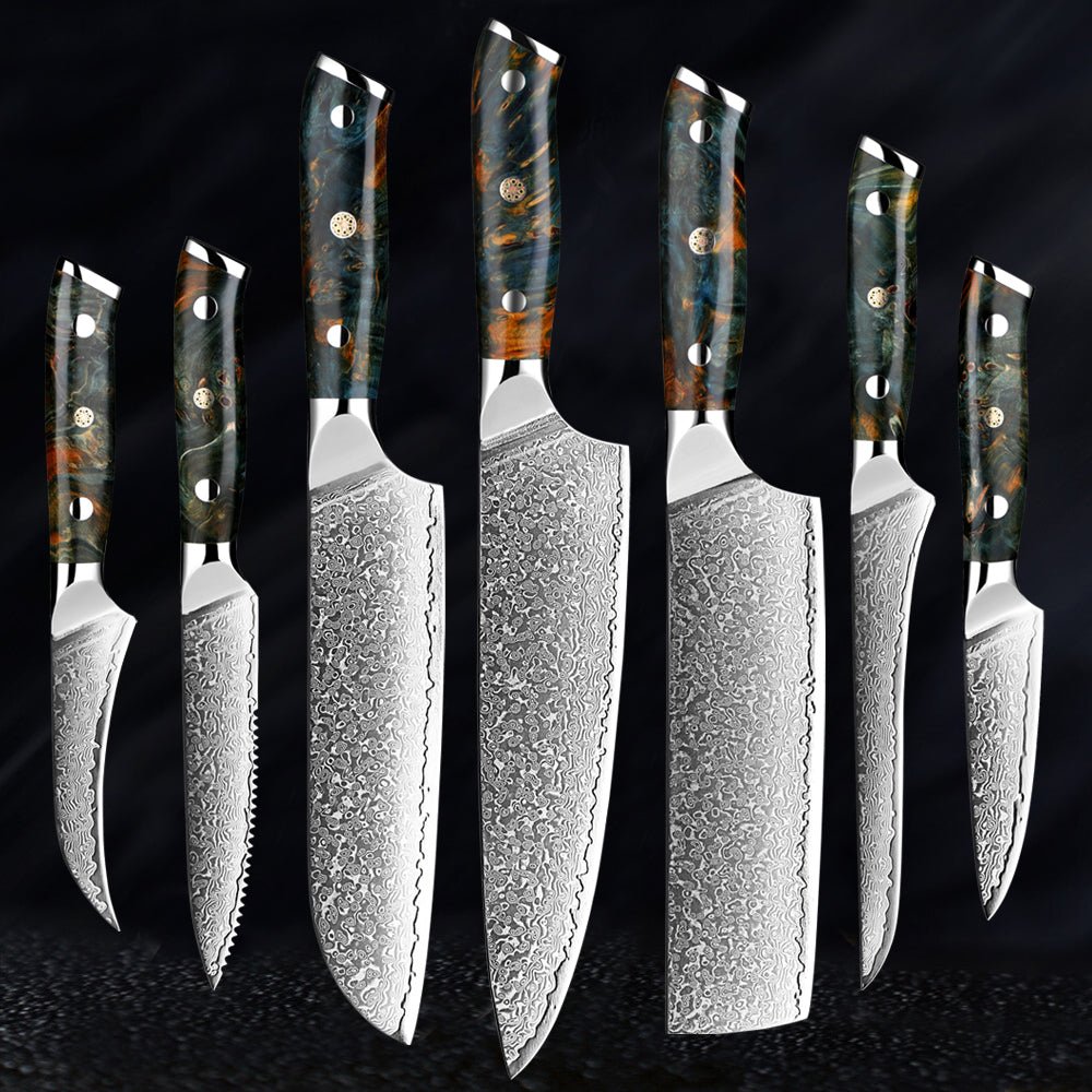 Japanisches Damastmesser Set – KairoBlade