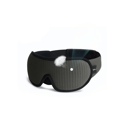 Graues ergonomisches Schlafmaske, druckfreies Design, Luvelle, bequem, Augenabdeckung.
