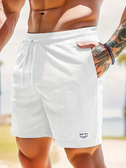 Sommerliche Herren-Badehose mit verstellbarem Bund – Jens