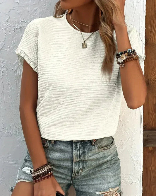 Damen-T-Shirt aus weichem Stoff – Élodie