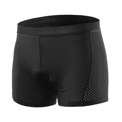 Fahrradhose | Unisex | Sitzpolster | Kurze Hose | Schnelltrocknend-Schwarz-S-Luzern Mode