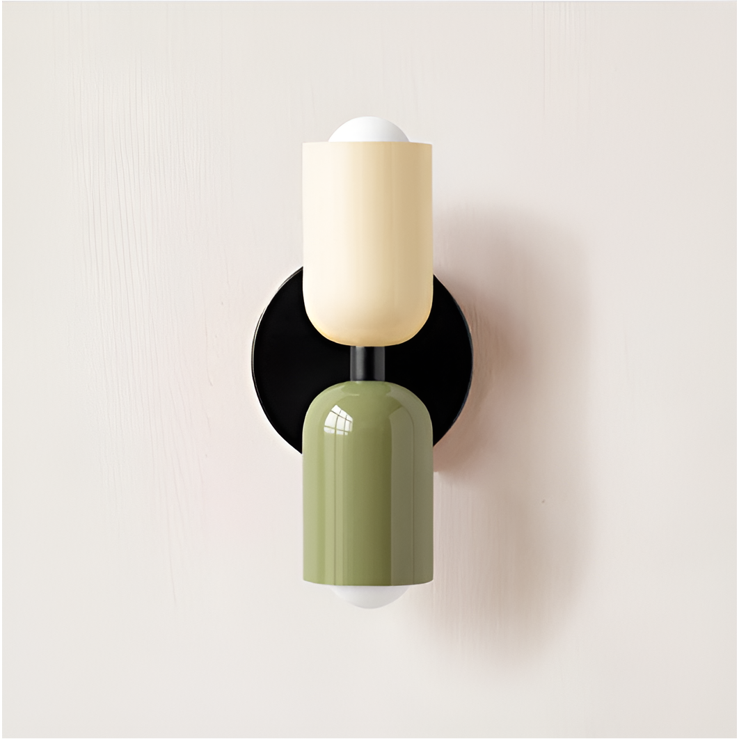 Minimalist Modern Twin-Bulb LED Wall Light with Two Heads 32