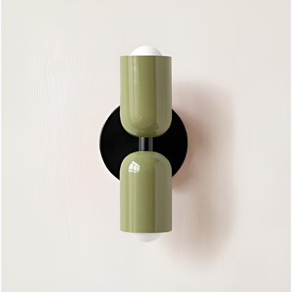 Minimalist Modern Twin-Bulb LED Wall Light with Two Heads 25