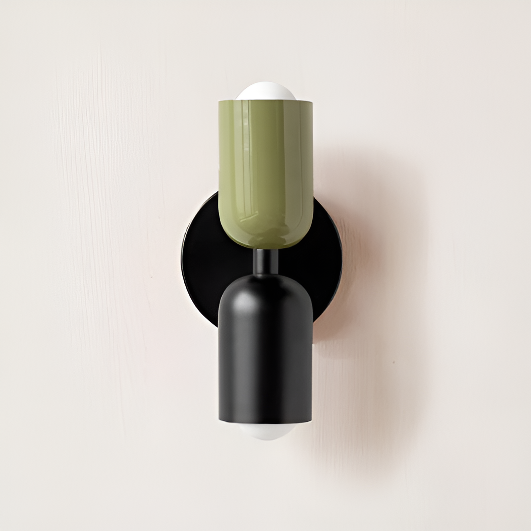 Minimalist Modern Twin-Bulb LED Wall Light with Two Heads 29