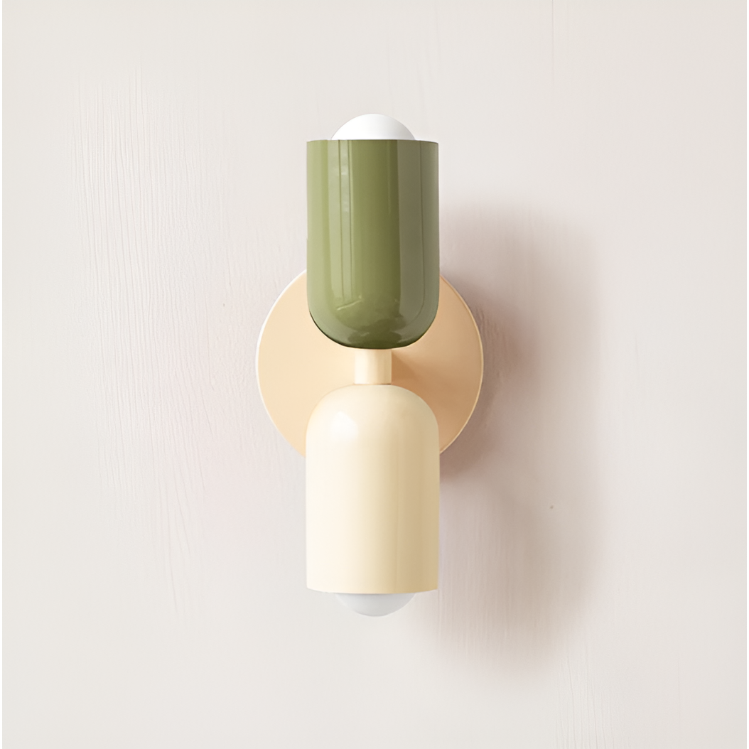 Minimalist Modern Twin-Bulb LED Wall Light with Two Heads 26
