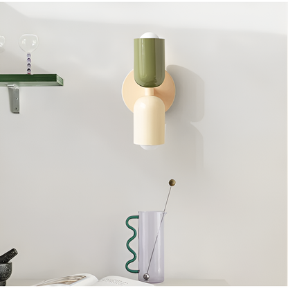 Minimalist Modern Twin-Bulb LED Wall Light with Two Heads 35