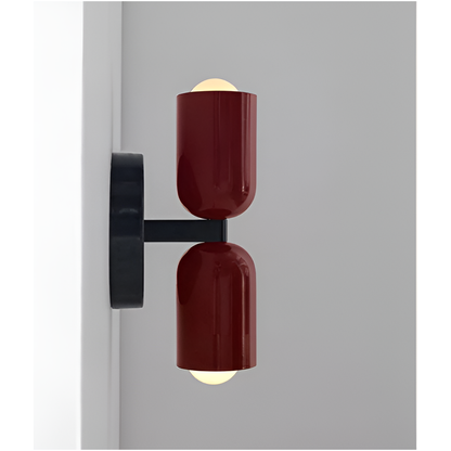Minimalist Modern Twin-Bulb LED Wall Light with Two Heads 17