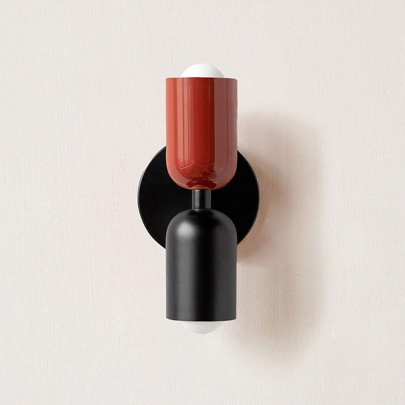 Minimalist Modern Twin-Bulb LED Wall Light with Two Heads 7