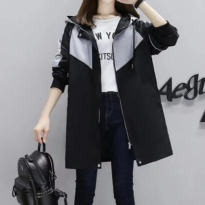 Damen Trenchcoat mit Kapuze – Marit