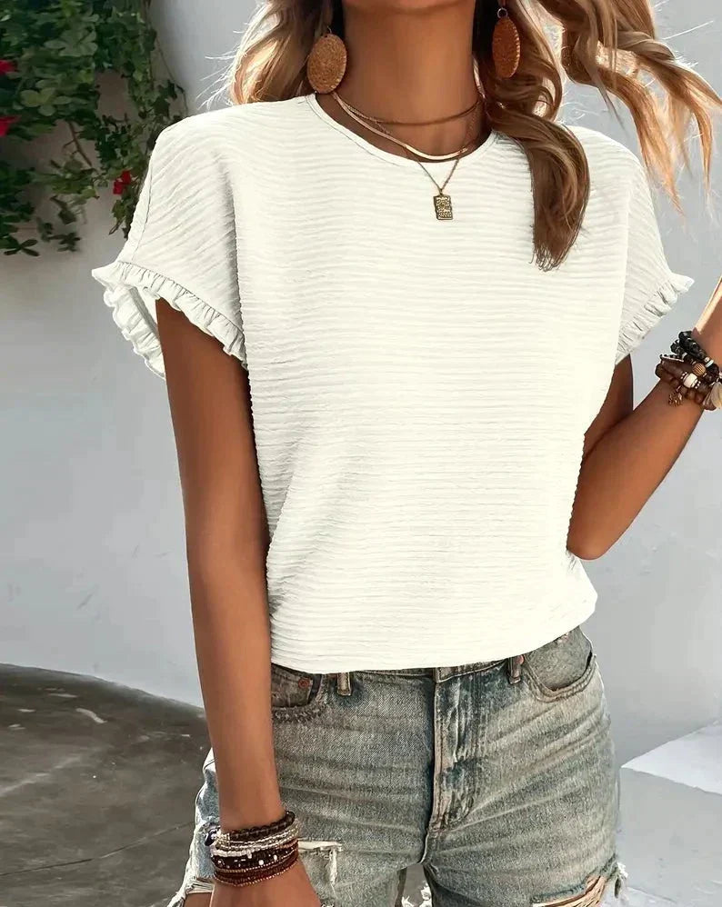 Damen-T-Shirt aus weichem Stoff – Élodie