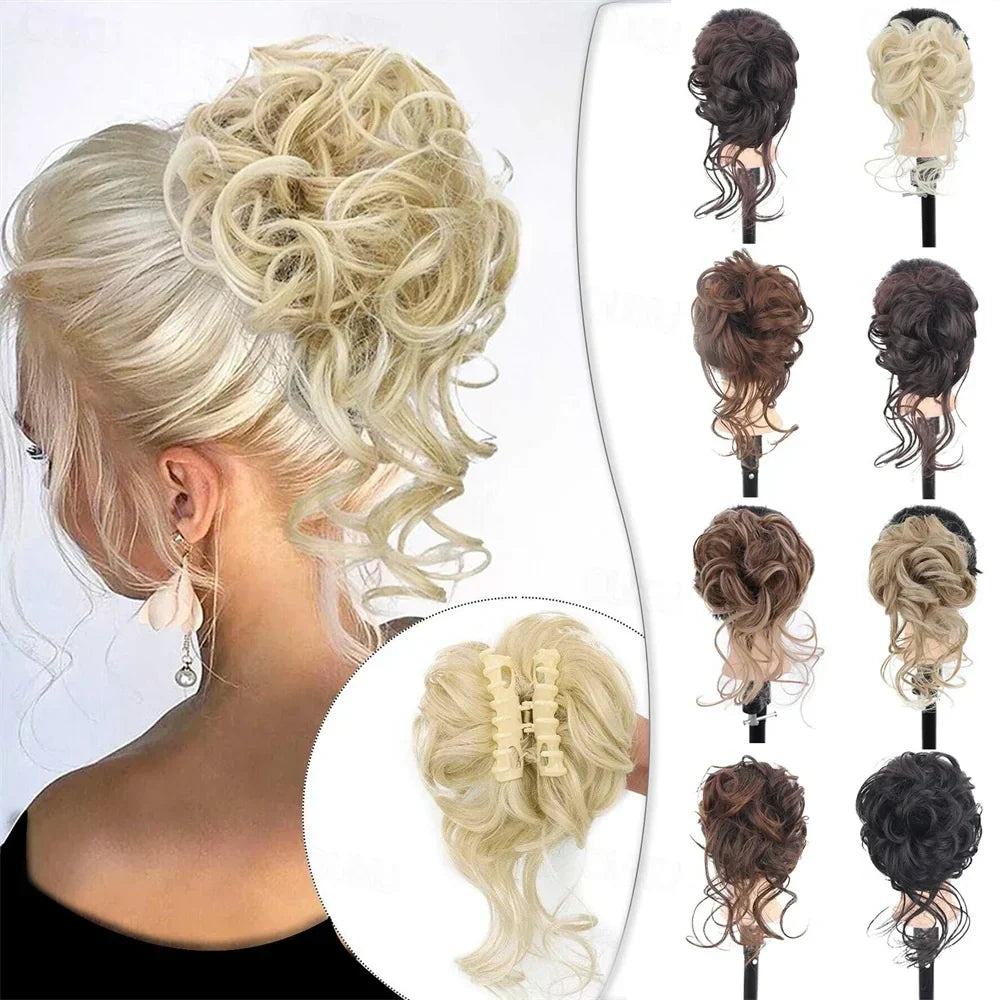 Klemme mit Haarverlängerung für gewundenen Knoten – CurlClip