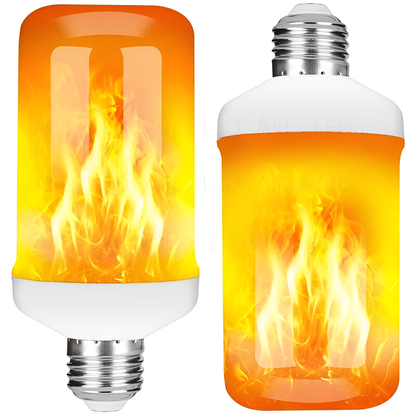 LED-Flammenlampe, E27, orange, realistische Flammeneffekte, energiesparend, dekorativ.
