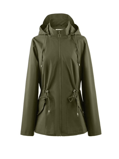 Damen Wasserdichte Jacke mit Kapuze – Iris