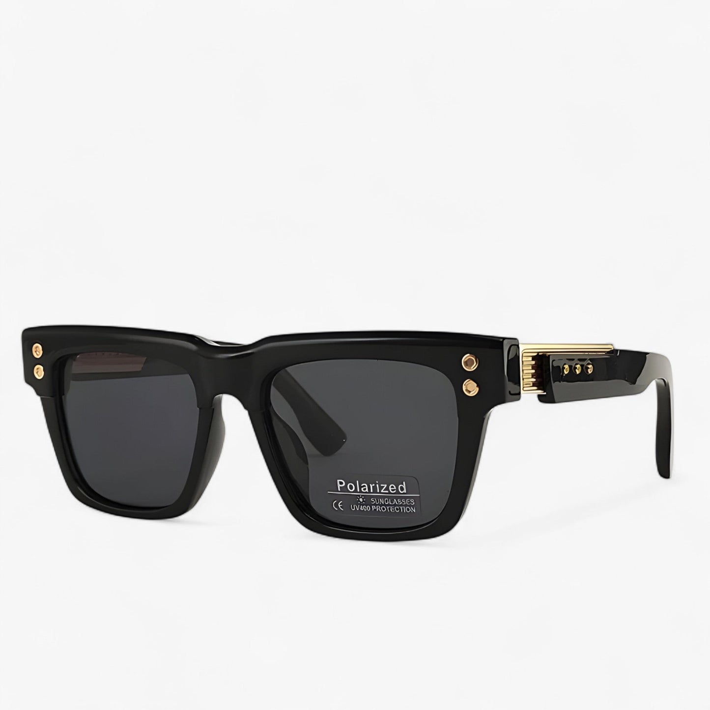 Sonnenbrille | Gepolarisiert | Steampunk | Eckig | Unisex | UV-Schutz-Luzern Mode