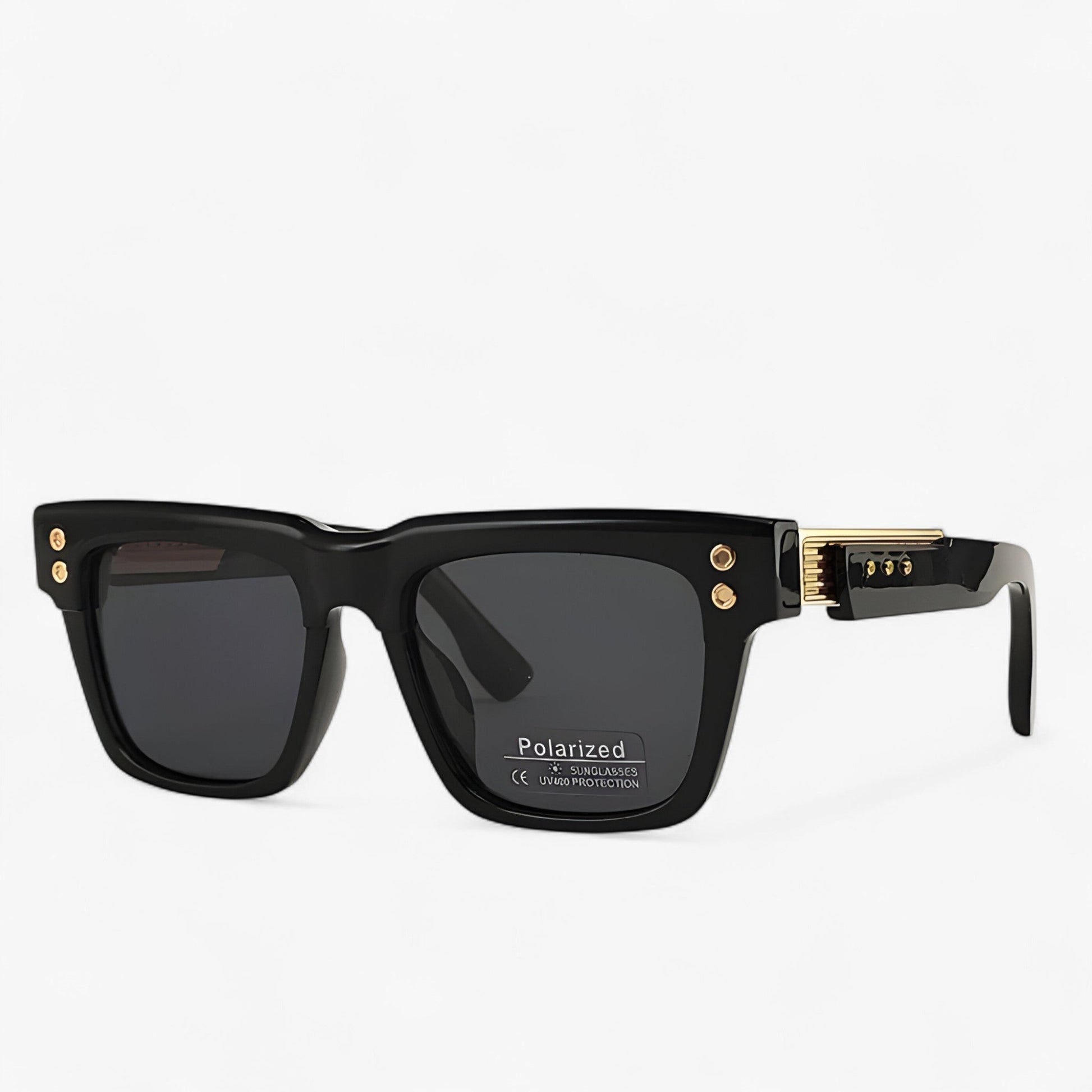 Sonnenbrille | Gepolarisiert | Steampunk | Eckig | Unisex | UV-Schutz-Luzern Mode