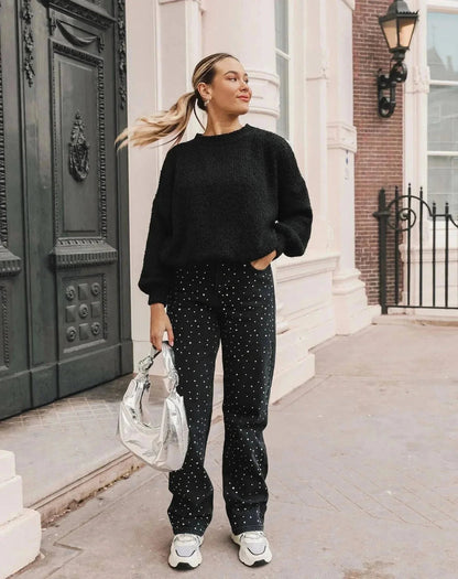 Damen Glitzerjeans für einen strahlenden Look - Jade