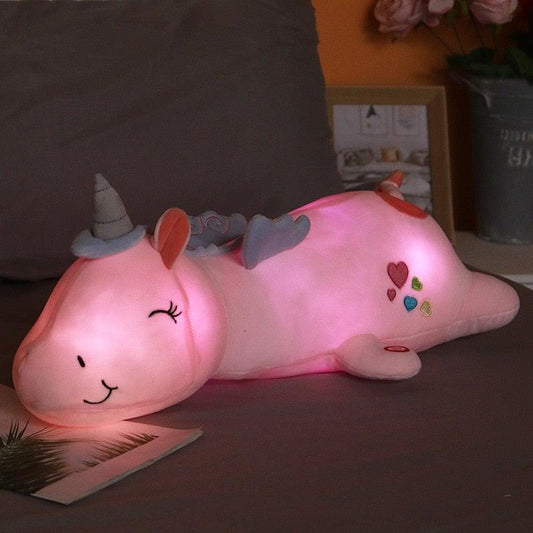 Leuchtendes Plüsch-Einhorn mit LED-Funktion – Glowie