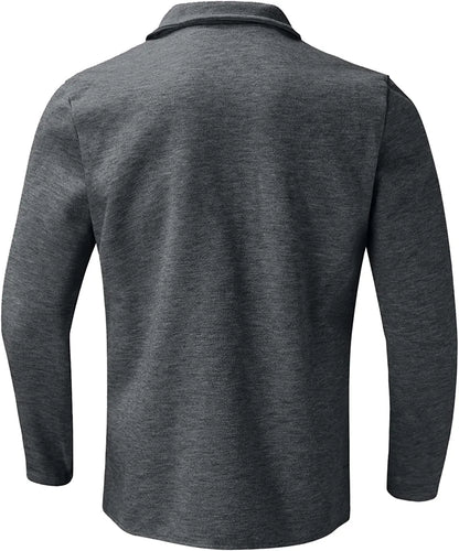 Grauer Herrenblazer, langärmelig, aus Baumwollmischung, Rückansicht, elegant, modisch.