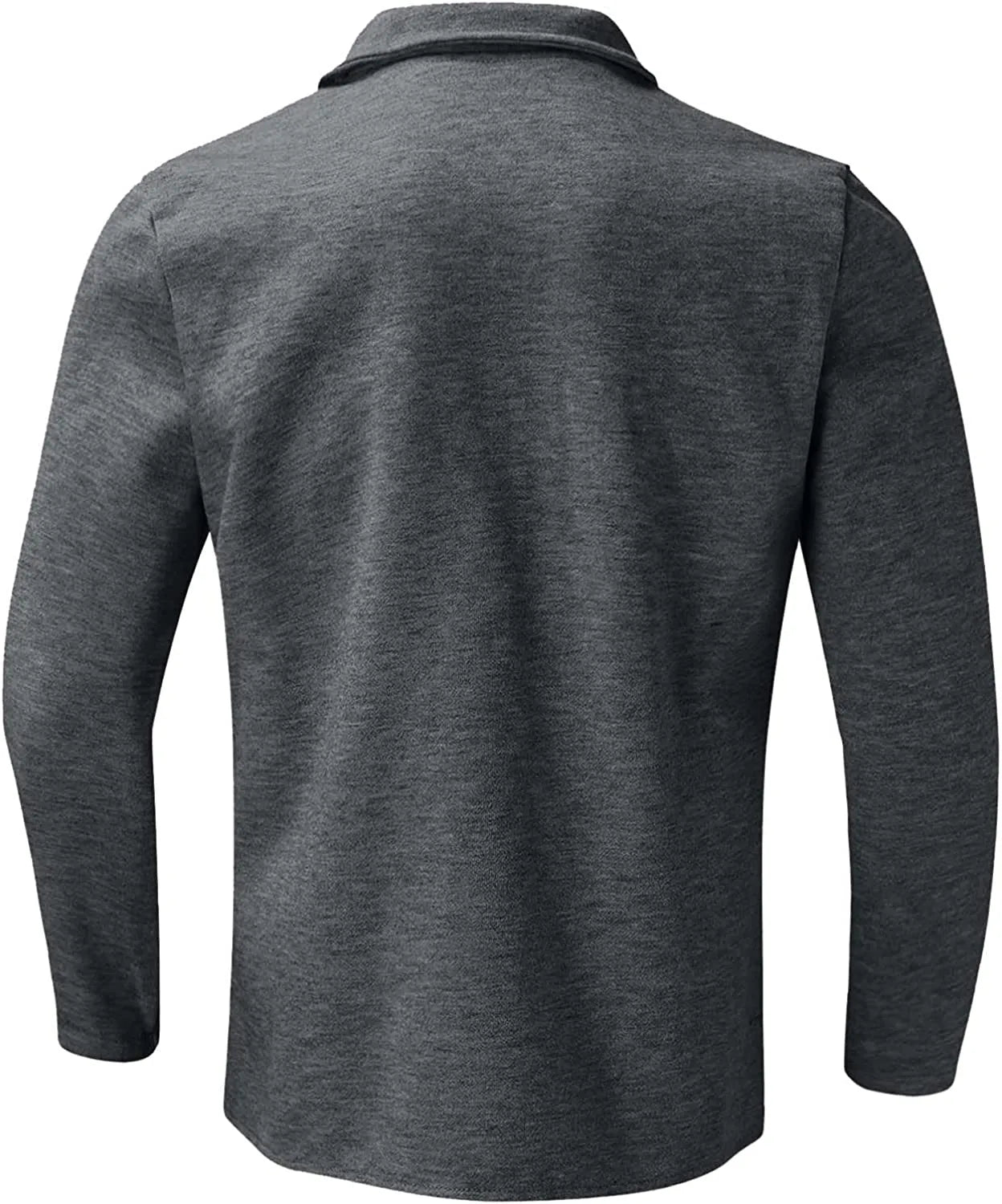 Grauer Herrenblazer, langärmelig, aus Baumwollmischung, Rückansicht, elegant, modern.