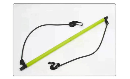 Grüner Fahrradträgerstange mit schwarzen Gurten, ideal für Autotransport.