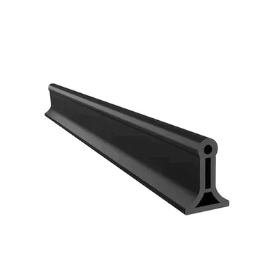 Schwarzes Gummiprofil Dichtungsstreifen, T-Form, langlebig, vielseitig einsetzbar.