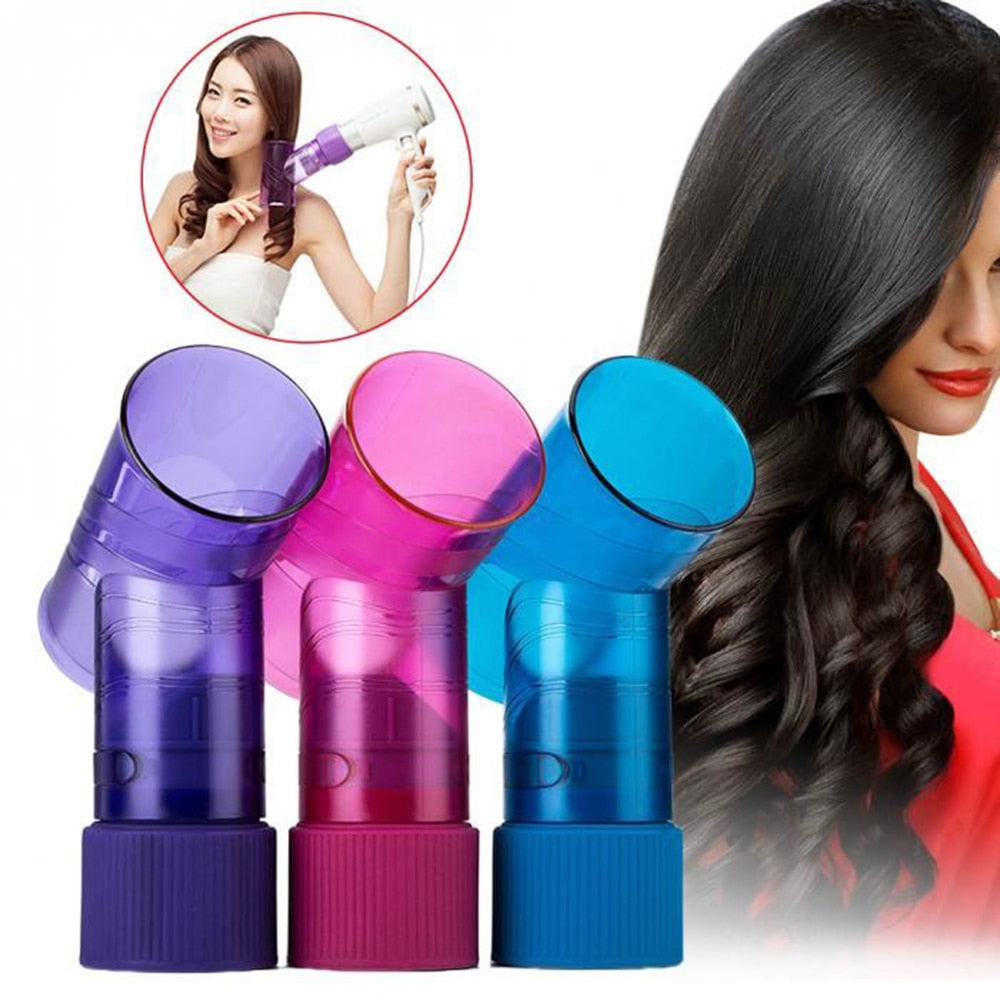 Bunter Haartrockner-Diffusor, Kunststoff, für Locken, DIY-Styling, Haarpflege-Zubehör.