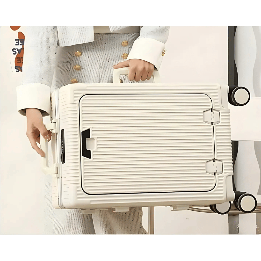 Handgepäckkoffer | Aluminium | TSA-Schloss | Integrierte USB-ports-Luzern Mode