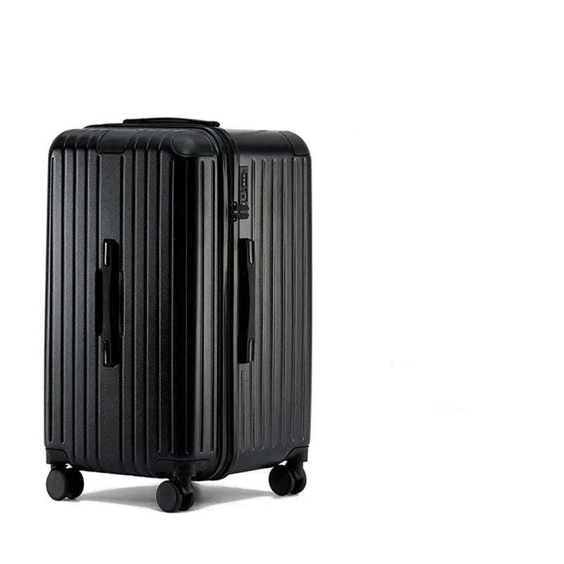 Hartschalen-Koffer | Erweiterbar | Anti-RFID | TSA-Schloss | 4 Rollen-Schwarz-M (70 L)-Luzern Mode
