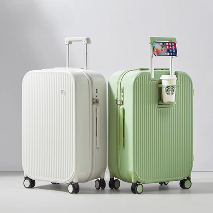 Hartschalen-Reisekoffer | Leicht | Robust | Integrierte Halter-Luzern Mode