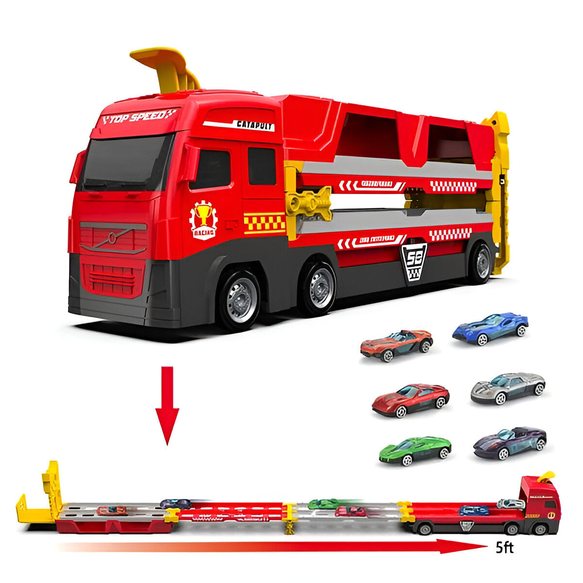 Auspuff Rennstrecke mit Power Launch System - BlazeTrack